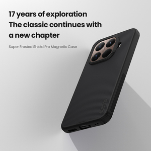 Nillkin Super satinato Pro custodia magnetica per <span class=keywords><strong>Xiaomi</strong></span> 15T / 17 Pro Max, Slim Hard TPU + <span class=keywords><strong>Cover</strong></span> protettiva per PC nero - Product Image 2