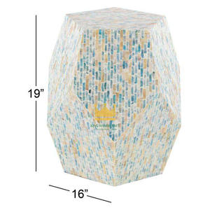 Mesa de Centro Moderna Hecha a Mano con Incrustaciones de Madreperla, Mueble de Asientos para Decoración de Hostelería de Vietnam - Product Image 4