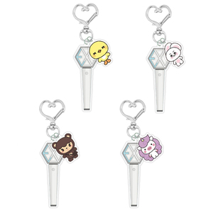 Spot Wholesale Idol Xiumin Suho Lay Team Series Cartoon <b>Anime</b> Support Lamp Acrylic Pendant <b>Keychain</b> Key Ring H2H Pendant - Product Image 3