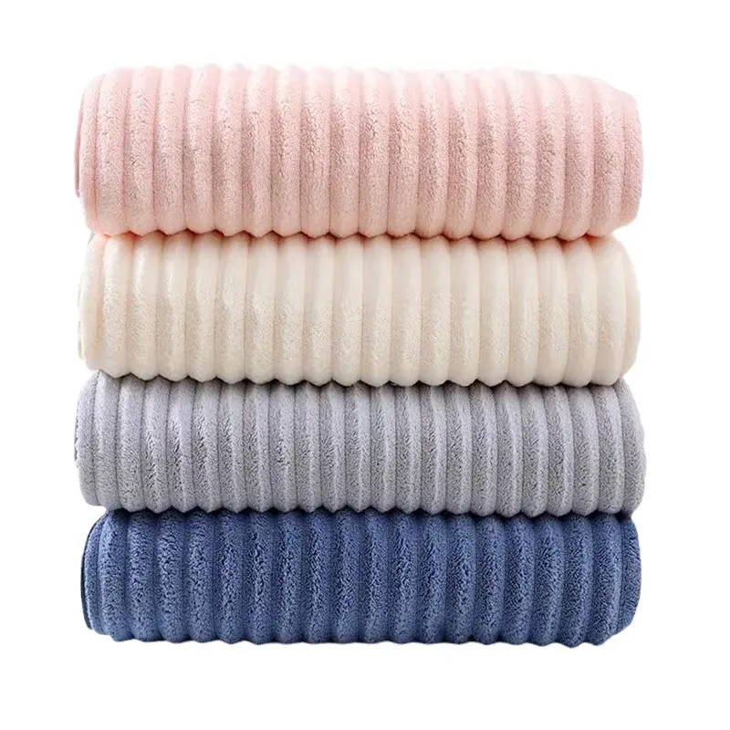 Baimai siêu mềm Fluffy Faux lông xù xì Terry khăn tắm bán buôn hồ bơi khăn cho nhà