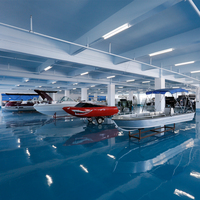 Bateau de pêche à fond plat en aluminium à double pont pour 5 personnes, modèle 2016-2017, neuf, pour atelier Kindle.