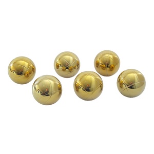 <span class=keywords><strong>ชุด</strong></span><span class=keywords><strong>ลูก</strong></span>เพตองก์ทองคำ พร้อมลูกเหล็ก 6 <span class=keywords><strong>ลูก</strong></span> สำหรับกีฬากลางแจ้ง - Product Image 4