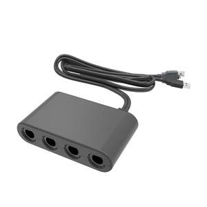 Convertitore USB a 4 Porte per Controller Cablato GameCube GC Compatibile con NGC/<span class=keywords><strong>Wii</strong></span> U/PC per Giochi di Combattimento - Product Image 3