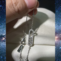Pulsera Deslizante de Oro de 18K con Diamantes Cultivados en Laboratorio, Estilo Móvil, Engaste Completo, Suministro Directo de Fábrica, Personalización Disponible