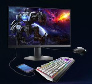 D-e-l-l G3223D 31,5-Zoll-Quad-HD-Gaming-Monitor, 2560x1440 Pixel bei 165Hz, 1ms (Grau-Grau), H-D-<span class=keywords><strong>M</strong></span>-I 2,0/DP 1,4/USB Typ-C, - Product Image 4
