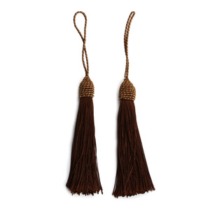 Colgante de borla folclórica china vintage al por mayor, mini llavero con nudo de piña y marcapáginas, adorno para coche, decoración oriental para el hogar, regalo DIY - Product Image 5
