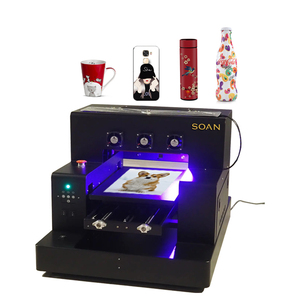 A3 <b>Small</b> Desktop Cup Cylinder Flat Bed Card Acrylic <b>Bottle</b> Phone Case Printing Mini Inkjet Led Price Flatbed Uv Printer - Product Image 1