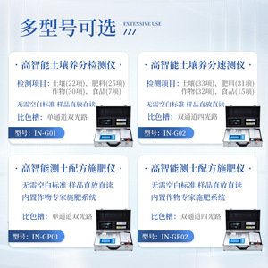 Soil Nutrient Tester IN G01 G02 GP01 GP02 For Soil Fertilizer Analysis With Dual Channel Four Light Path And Expert Fertilizer - Product Image 1
