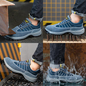 प्रकाश वाहक 917 औद्योगिक लुभावनी चमड़े के सुरक्षा जूते पुरुषों के निर्माण कार्य कार्यात्मक सुरक्षा और सुरक्षा कार्य जूते - Product Image 3