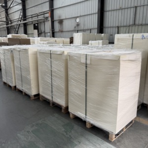Feuille de papier alimentaire en pâte de bois vierge 150-320 GSM C1S enduite PE, imperméable, format personnalisé pour la production de gobelets en papier - Product Image 6