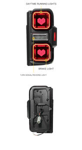 MJ para modelos <span class=keywords><strong>Ford</strong></span> <span class=keywords><strong>Bronco</strong></span> 2020-2025, actualización de lámpara trasera, luz trasera LED duradera, accesorios para coche, luces traseras, lámpara trasera - Product Image 4