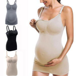 Canotta per <span class=keywords><strong>allattamento</strong></span> al seno gilet alto elastico con bottone superiore con fibbia materna reggiseno da <span class=keywords><strong>allattamento</strong></span> vestiti per la <span class=keywords><strong>gravidanza</strong></span> - Product Image 1