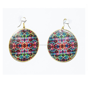 Jewelry Print <b>Earrings</b> Fashion Bohemia anniversary gift <b>earrings</b> Vvs Diamond Chain <b>Bracelet</b> Crystals <b>Sets</b> Fashion Jewelry - Product Image 3
