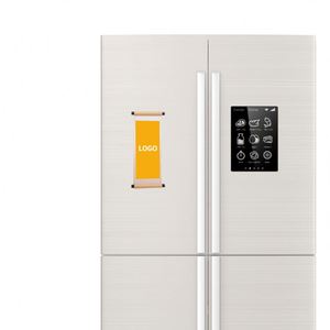 Imán de Refrigerador Rectangular Personalizado, Mini Pintura en Rollo, Imán Delgado de Madera para Decoración - Product Image 2