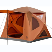 Tente Pop-Up portable résistante aux intempéries, installation facile et instantanée en 60 secondes, gazebo Pop-up pour 4 personnes