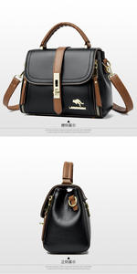 Sac pour femme Nouveau sac à bandoulière à bandoulière Mode féminine Couleur contrastée Petit sac carré pour femme - Product Image 3