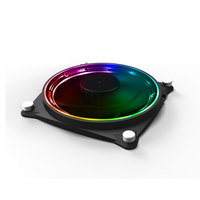 Ventilateur de refroidissement PC GAMEMAX 120 mm ARGB à roulement fluide avec éclairage RGB 12 V 3 broches/4 broches pour boîtier d'ordinateur portable 36,8 CFM