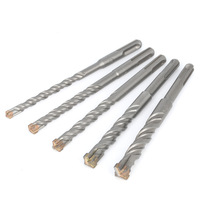 Foret à percussion à marteau électrique quadrilatère 6mm foret central en alliage d'acier au tungstène pour mur de tige d'acier en béton