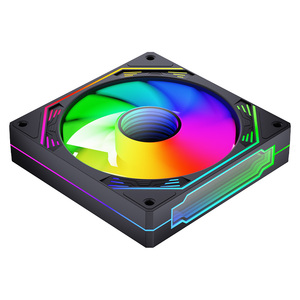 Snowman CK120 argb LED quạt làm mát máy tính để bàn chơi game PC Tủ làm mát fanhigh Lưu lượng không khí PWM 4 pin điều khiển tốc độ Sync argb ánh sáng - Product Image 1