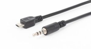 Conector de cable de audio <span class=keywords><strong>Jack</strong></span> de 3,5mm 3,5 enchufe de auriculares Cable Adaptador de audio de teléfono a cable <span class=keywords><strong>micro</strong></span> <span class=keywords><strong>USB</strong></span> 1M carga rápida - Product Image 4