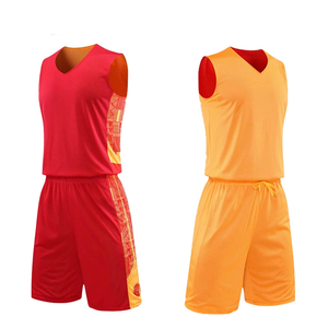 Uniformes de Baloncesto Reversibles al Por Mayor, Económicos, Estampados, de Talla Grande, Transpirables, para Equipos de Entrenamiento - Product Image 4
