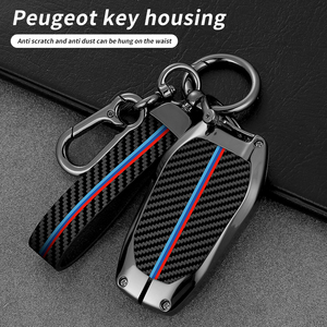 Étui pour clé de <span class=keywords><strong>voiture</strong></span> Peugeot 208 2008 308 3008 4008 5008 408 508 107 301 Citroën C4L C6 <span class=keywords><strong>C3</strong></span>-XR Picasso C4 CACTUS C5 DS4 DS5 - Product Image 2