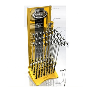 Tầng Trưng Bày Câu Lạc Bộ Golf, Màn Hình <span class=keywords><strong>Pos</strong></span> Kim Loại Cho Câu Lạc Bộ Golf, Giá Trưng Bày Câu Lạc Bộ Golf - Product Image 3