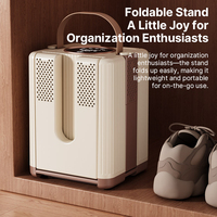Séchoir à chaussures électrique pliable et portable pour hôtel, séchoir télescopique à air chaud avec minuterie et lumière UV pour bottes, baskets et gants - Secador De Zapatos