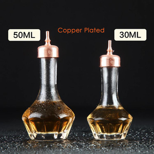 Botella de Vidrio Biselada de 50 ml, Mini Botella para Licores, Herramienta de Bar, Decantador para Bartender, Utensilios de Bar para Cócteles - Product Image 3