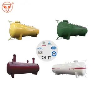 LPG 용 5 톤 ISO 저장 탱크 가스 탱크 세미 트레일러