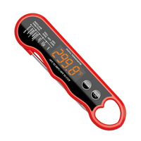 Thermomètre de barbecue numérique personnalisé OEM & ODM aimant de rétroéclairage pliable et étanche Thermomètre ménager à lecture instantanée