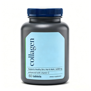 Tabletas de Colágeno con Vitamina <span class=keywords><strong>C</strong></span>, Fórmula Hidrolizada Avanzada, Absorción Óptima, Suplementos para Mujeres Adultas, 60 Tabletas, OEM de Fábrica - Product Image 1