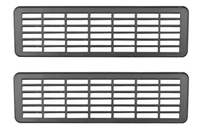 Cache de protection pour grille d'aération sous le siège Tesla Model 3 Y, cadre de grille d'aération arrière en ABS style carbone mat, accessoires intérieurs