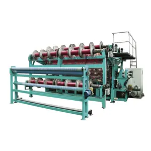 China Changzhou high productivity safety net knitting machinery protection nets raschel warp knitting machine