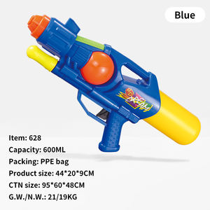 Bomba de mano de plástico de gran capacidad, pistola de agua, playa de verano, tamaño grande, juego de pistola de agua de alta presión de mano para niños/adultos - Product Image 5