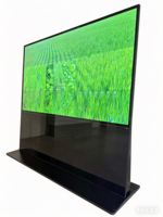 Affichage numérique sur pied LCD haute luminosité de 85 pouces avec CMS intégré, écran tactile capacitif, format large, affichage publicitaire pour la vente au détail