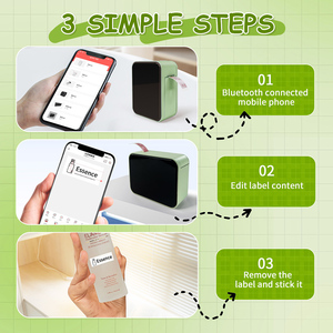 <span class=keywords><strong>Imprimante</strong></span> d'étiquettes thermique portable Marklife P15 de 15 mm, modèle très rentable, facile à utiliser et pratique pour les étudiants - Product Image 4