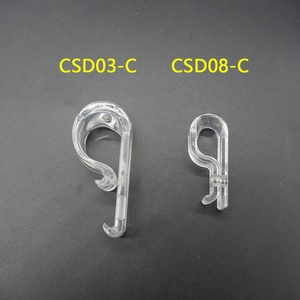 Componenti per tende in plastica all'ingrosso catena e clip di fissaggio del cavo per tende accessori per facciate continue parte per la decorazione della casa - Product Image 3