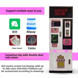 Máquina de Cambio de Monedas Automática de Alta Calidad, Juego de Video Arcade Personalizable para Niños, Pantalla de Matriz de Puntos, Funciona con Monedas - Product Image 2