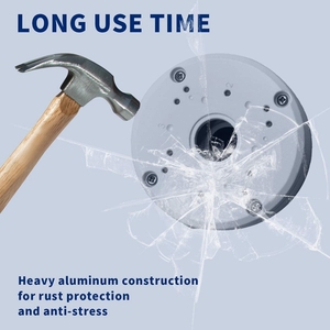 Support de montage mural en alliage d'aluminium <span class=keywords><strong>pour</strong></span> <span class=keywords><strong>caméra</strong></span> bullet, étanche, avec <span class=keywords><strong>boîte</strong></span> de jonction <span class=keywords><strong>pour</strong></span> dissimuler les câbles - Product Image 4