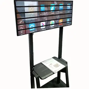 Stretched Bar LCD Panel video wall display shelves display cabinets multi-screen splicing advertising machine