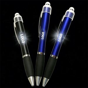 ปากกาสไตลัสแบบสัมผัสหน้าจอพร้อมไฟ LED คุณภาพสูง ของขวัญส่งเสริมการขาย พิมพ์โลโก้ด้วยเลเซอร์ตามสั่ง - Product Image 1