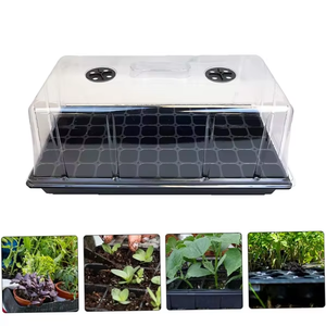 Pot Pembibitan Plastik PP Ramah Lingkungan Tahan Lama Dengan Lubang Besar, Kotak Pembibitan untuk Sayuran, Bunga, dan Microgreen di Rumah - Product Image 2