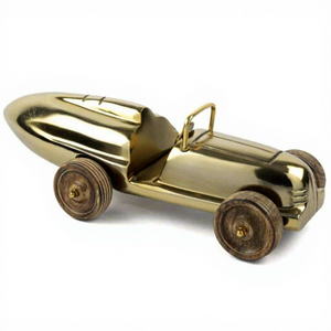 Modèle miniature de voiture de luxe dorée, objet décoratif, jouet, décoration de table, de maison ou de bureau, accessoires cadeaux portables - Product Image 6