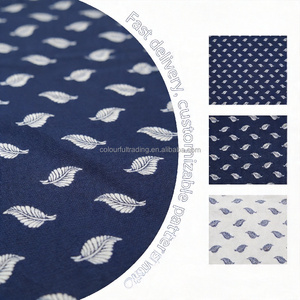 Tissus tricotés en polyester <span class=keywords><strong>100</strong></span>% teint en fil doux, jacquard bleu, 220 g/m², pour <span class=keywords><strong>matelas</strong></span> en mousse à mémoire de forme - Product Image 5