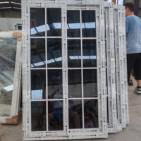Fenêtre coulissante sur mesure en PVC, double vitrage, étanche, résistante aux ouragans, à économie d'énergie, pour extérieur, hôtel, sous-sol, suspendue