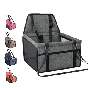 Asiento Elevador para Perros Personalizado, Cuadrado, Clásico, de Malla Oxford Transpirable, Plegable, con Funda Extraíble y Lavable para Mascotas Pequeñas - Product Image 1