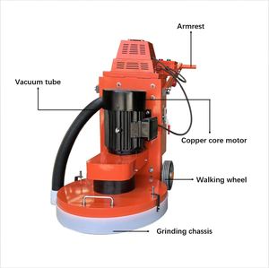 Meuleuse d'angle sans balais de 500 mm 5,5 kW Convient pour le meulage du béton et la découpe de carreaux - Product Image 2