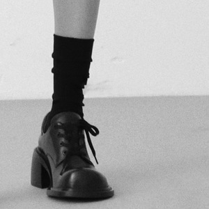 2024 belles femmes dernières filles chaussures d'école gros orteil <span class=keywords><strong>talon</strong></span> épais haute qualité en cuir véritable chaussures à lacets derby chaussures mocassins - Product Image 5