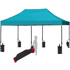 Tenda Pieghevole Personalizzabile 10X10 con Telaio in Acciaio Rivestito in PVC per Fiere Commerciali e Matrimoni - Product Image 5
